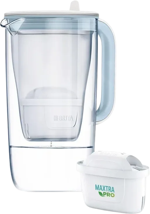 Levný Brita Brita Skleněná konvice 2,5lsv. modrá