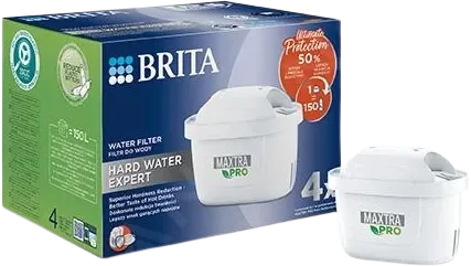 Brita Maxtra PRO Hard Water Expert Vodní filtry 4 ks Vrácení Zdarma