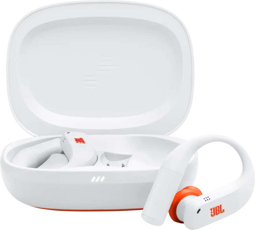 Sezónní Sleva JBL Endurance Peak 4 White, True wireless sportovní sluchátka do uší s potlačením okolního hluku