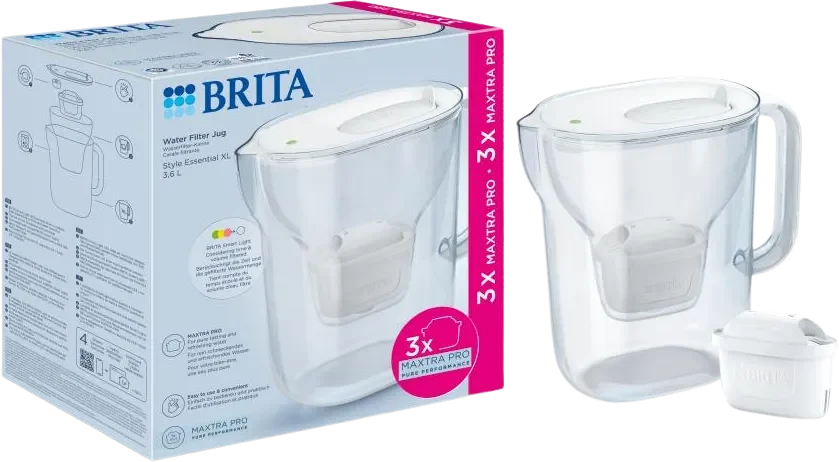 Brita Style Essential XL, bílá, + 3 x PO Ověřený