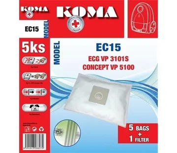 Tovární Cena KOMA EC15S - ECG VP 3101S SMS