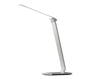 Solight LED stolní lampička stmívatelná, 12W, volba teploty světla, USB, bílý lesk Speciální Cena