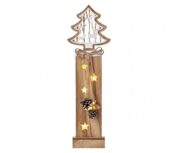 Emos DCTW03 LED strom dřevěný 48 cm Finální Výprodej