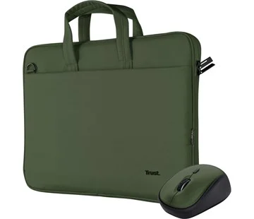 Trust Bologna Bag And Mouse Set Green Aktuální