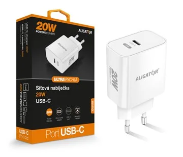 Nová Kolekce ALI CN PD 20W, USB-C, bílá CHPD0010