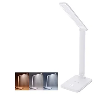 Zlevněný Solight LED stolní lampička 10W, 490lm, změna CCT, stmívání, bílá