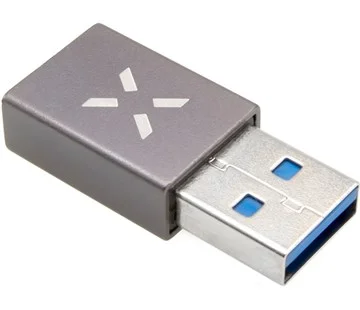 Jen Po Omezenou Doba Redukce z hliníku FIXED Link USB-C na USB-A, šedá