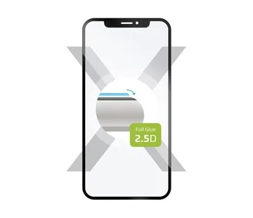 Ochranné tvrzené sklo FIXED Full-Cover pro Motorola Moto E13, lepení přes celý displej, černé Novinka