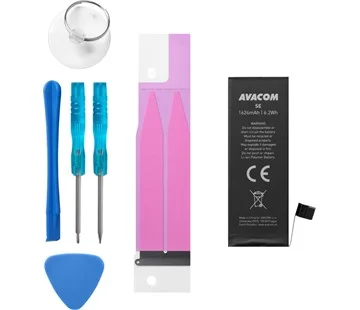 AVACOM GSAP-IPHSE-1624 Li-Ion 3,82V 1624mAh - neoriginální - Baterie pro Apple iPhone SE, Li-Ion 3,82V 1624mAh (náhrada 616-00106) Jen Po Omezenou Doba