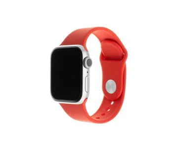 Řemínek FIXED Silicone Strap na Apple Watch 42 mm/44 mm červený (FIXSST-434-RD) Super Cena