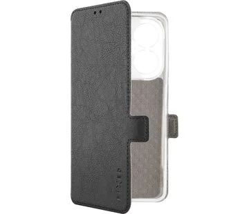 Tenké pouzdro typu kniha FIXED Topic pro Infinix Hot 40i, černé Zlevněný