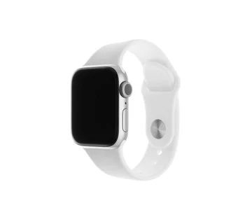 Řemínek FIXED Silicone Strap na Apple Watch 42 mm/44 mm bílý (FIXSST-434-WH) Super Cena
