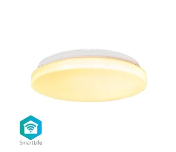 Nedis Wi-Fi chytré stropní světlo/ kulaté/ průměr 26 cm/ teplá až studená bílá/ RGB/ 1820 lm/ 18 W/ IP20/ Android & iOS Tovární Cena