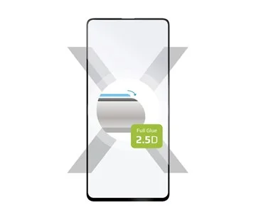 Tovární Cena Ochranné tvrzené sklo FIXED Full-Cover pro Samsung Galaxy A52/A52 5G, lepení přes celý displej, černé