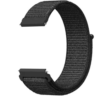 Aligator řemínek nylonový 22mm, černý 22AW0015 Nejlepší Cena