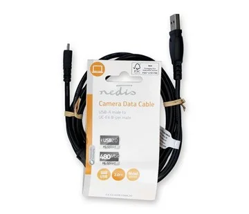 Nedis USB Foto Kabel CCGL60810BK20 Nová Kolekce