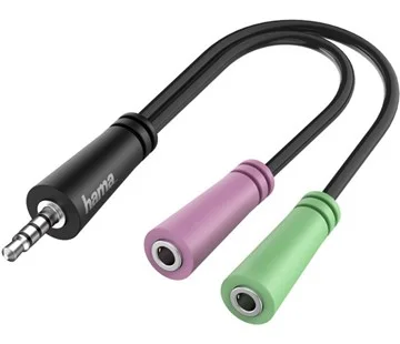 Hama 200352 redukce 2xjack 3,5mm/jack 4pól. Vidlici Časově Omezené