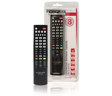 Expresní Doručení König Dálkový ovladač pro 8 TV KN-RCU80B