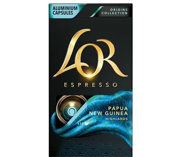 L'Or Papua Intenzita 7 - 10 ks hliníkových kapslí Expresní Doručení