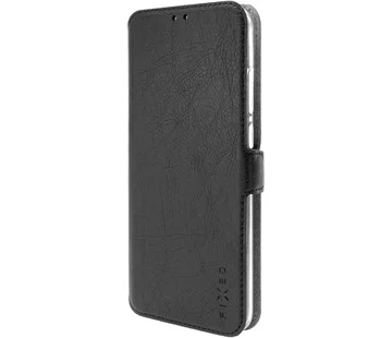 Tenké pouzdro typu kniha FIXED Topic pro Xiaomi Redmi 12C, černé Akční Cena