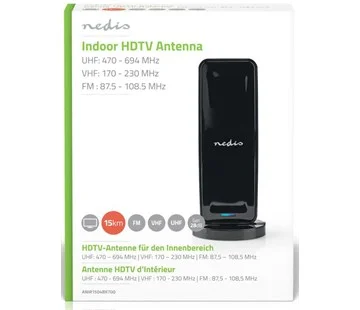 Nedis Pokojová anténa DVBT/T2 ANIR1504BK700 Kup Teď