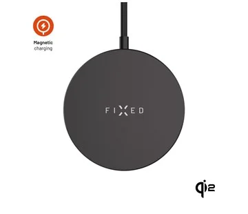 Cenový Hit Bezdrátová nabíječka FIXED MagPad Slim s Qi2, podporou MagSafe, 15W, černá