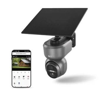 Emos GoSmart venkovní otočná kamera IP-6000 OWL s 4G/LTE, šedá Finální Výprodej