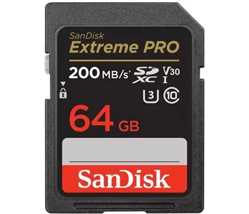 SanDisk Extreme PRO SDXC 64GB 200MB/s Kup Teď