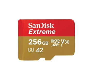 SanDisk Extreme microSDXC 256GB 190MB/s + adaptér Jen Po Omezenou Doba