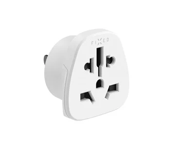 Adaptér Fixed USA Adapter pro zapojení UK, US, AUS nabíječek do USA zásuvek, bílý Sezónní Sleva