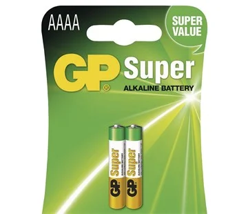 Přímo Od Výrobce Alkalická speciální baterie GP 25A (AAAA, LR61) 1,5 V, 2 ks