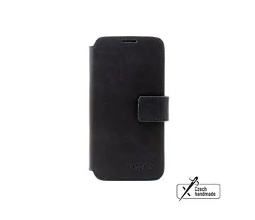 Aktuální Kožené pouzdro typu kniha FIXED ProFit pro Samsung Galaxy A36 5G, černé