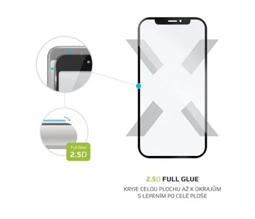 Objednat Nyní Ochranné tvrzené sklo FIXED Full-Cover pro Xiaomi Redmi 9A, lepení přes celý displej, černé