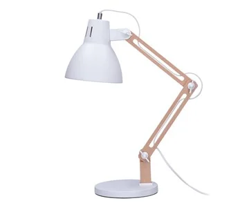 Levný Solight stolní lampa Falun, E27, bílá