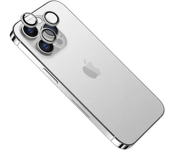 Ochranná skla čoček fotoaparátů FIXED Camera Glass pro Apple iPhone 13 Pro/13 Pro Max, stříbrná Top Prodej