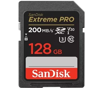 SanDisk Extreme PRO SDXC 128GB 200MB/s Bezpečná Platba