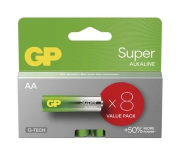 Poslední Šance GP Alkalická baterie GP Super AA (LR6), 8 ks