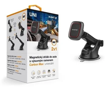 Magnetický držák do auta HA17 ALIGATOR Carbon Max, univerzální Super Cena