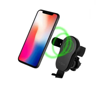 Rychlé Dodání Automatický držák do auta s rychlým bezdrátovým nabíjením FIXED Matic, 15W, černý