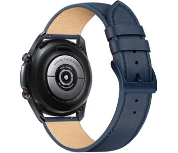 Nakupujte Hned Kožený řemínek FIXED Leather Strap s šířkou 22mm pro smartwatch, modrý