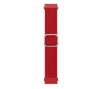 Aligator řemínek textilní 22mm, červený 22AW014 Levný