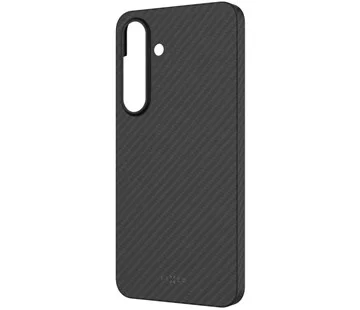 Levný Aramidový zadní kryt FIXED MagVelar s podporou Magsafe pro Samsung Galaxy S26+, černý