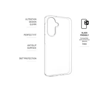 Ultratenký TPU gelový kryt FIXED Story Slim pro Samsung Galaxy A17 4G/5G, 0,6 mm, čirý Cenově Výhodný
