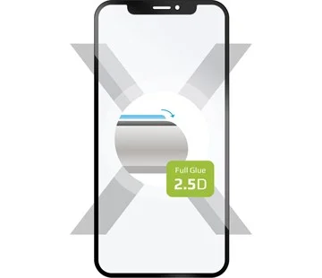 Značkový Ochranné tvrzené sklo FIXED Full-Cover pro Motorola Moto G72, lepení přes celý displej, černé