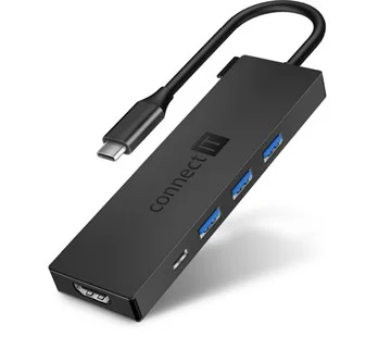 Connect IT USB-C hub, 5v1, CHU-8010-AN Cenově Výhodný
