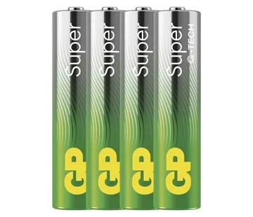 GP alkalická baterie SUPER AAA (LR03) 4PP Vysoce Kvalitní