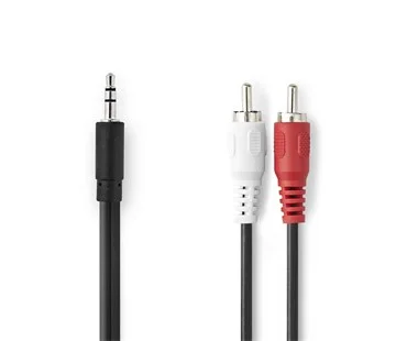 Nedis Jack 3.5-2x RCA 1.5m CAGB22200BK15 Novinka