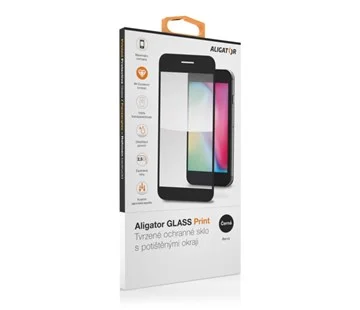 Top Prodej Ochrana displeje GLASS PRINT iPhone 15 Pro Max černá
