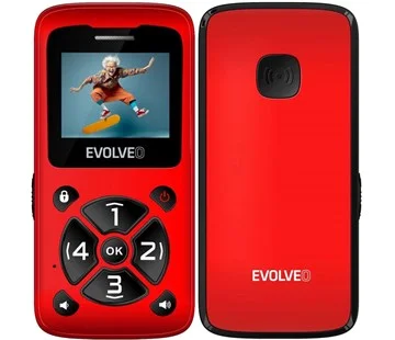 Evolveo EasyPhone ID Red Tovární Cena
