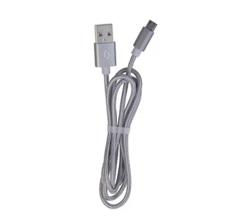 ALIGATOR TUBA 2A nabíjecí kabel microUSB šedý (DAKT008) Vysoce Kvalitní